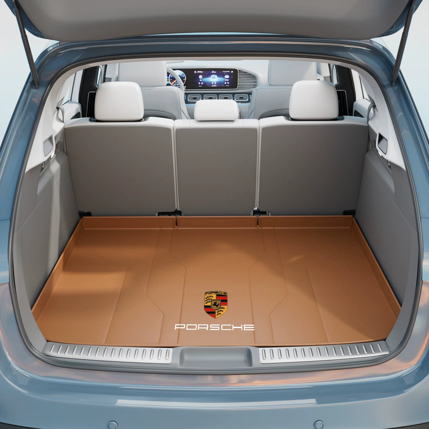 2014-2024 Porsche Macan tam örtüklü baqaj döşəməsi, McKay avtomobil salon aksesuarları, baqaj döşəməsi üçün uyğundur