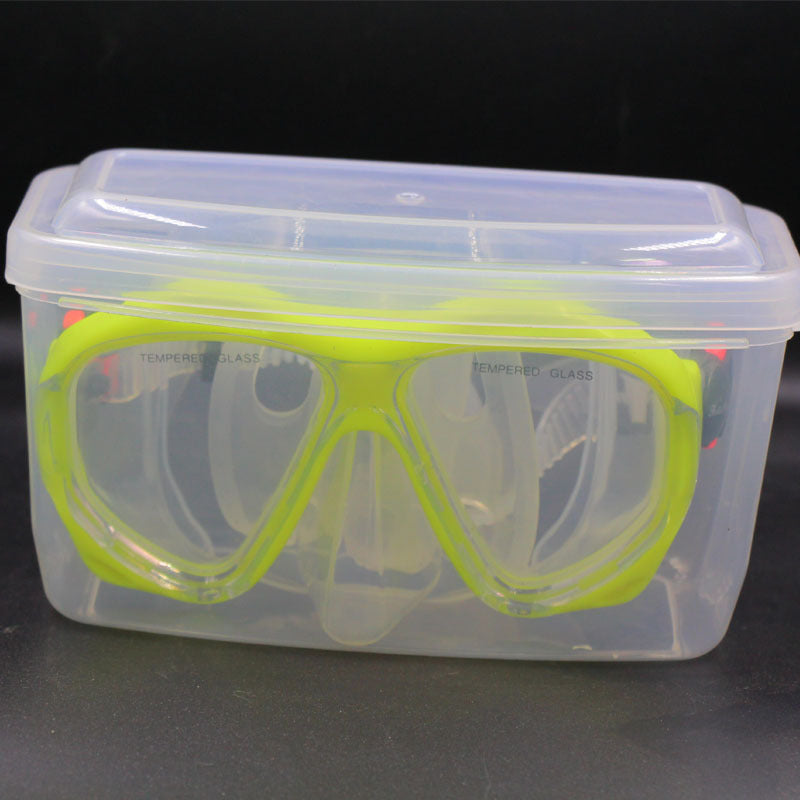Dalğıc gözlük qutusu PP plastik qutu dalğıc qutusu snorkeling maskası maskası saxlama qutusu üzgüçülük gözlükləri plastik qutu təzyiq əleyhinə və toz keçirməyən