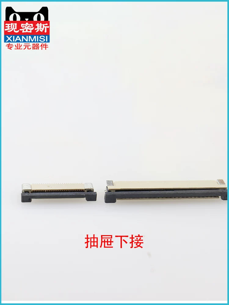 FPC/FFC çevik kabel yuvası 0.5MM/1.0MM meydança, çekmecenin alt bağlantısı, çekmecenin yuxarı bağlantısı, çevirmə qapağının alt bağlantısı