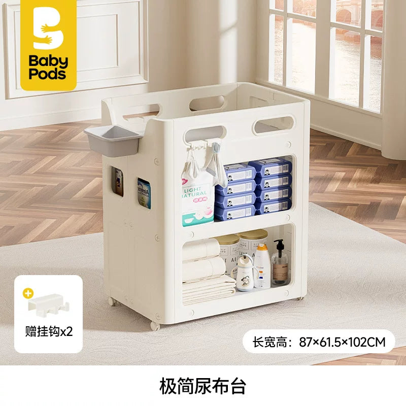 babypods uşaq bezi stolu körpə baxım masası yeni doğulan çoxfunksiyalı çıxarıla bilən dəyişən stol hamam beşik