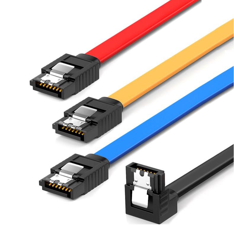Yüksək sürətli SATA3.0 kompüter sabit disk kabeli serial port məlumat kabeli sata kabel 3.0 məlumat kabeli seriyası 6GB/S