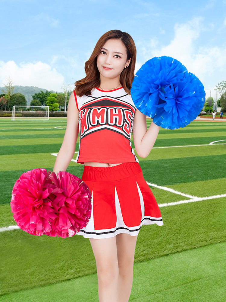 Çiçək topu Cheerleading Cheerleading Komandası Holding Çiçək Yarışması Dəstəyi 4 düymlük 5 İbtidai Məktəb Şagirdləri Uşaq Rəqsi Çerlidinq Komandası
