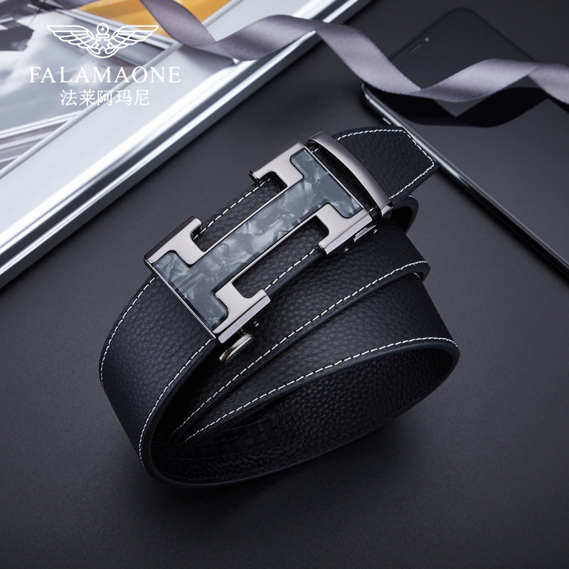 Falley Armani Kişilər üçün Həqiqi Dəri Kəmər, Çoxfunksiyalı Şalvar Kəmər, Təmiz İnək Dərisi, Gənclər üçün Markalı Kişilər üçün Gündəlik Kəmər