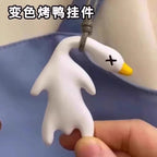 2025 Yeni Rəng Dəyişən Pekin Rəngini Dəyişən Qovrulmuş Ördək Asma İşığı UV İşıqlı Rəngi Dəyişən Qızardılmış Ördək Günəşdən Dayanan Ördək