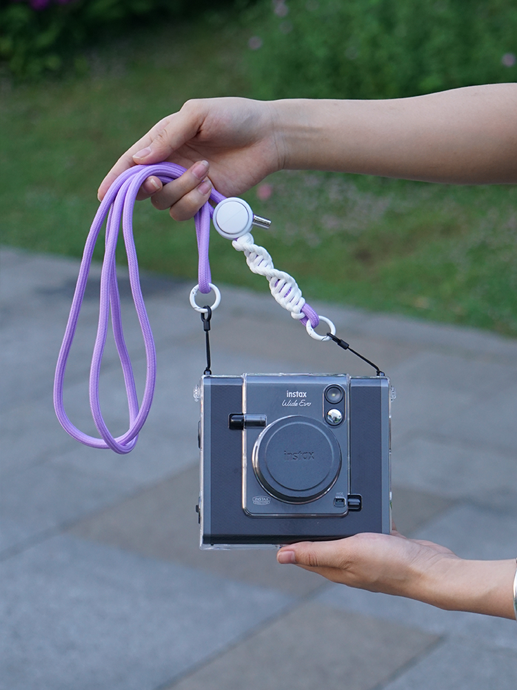 Polaroid üçün uyğundur geniş evo qoruyucu qutu Fuji instax geniş evo dəsti şəffaf qutu geniş evo kristal qutu aksesuarları lanyard kamera çantası saxlama qutusu düşməyə və cızılmaya qarşı