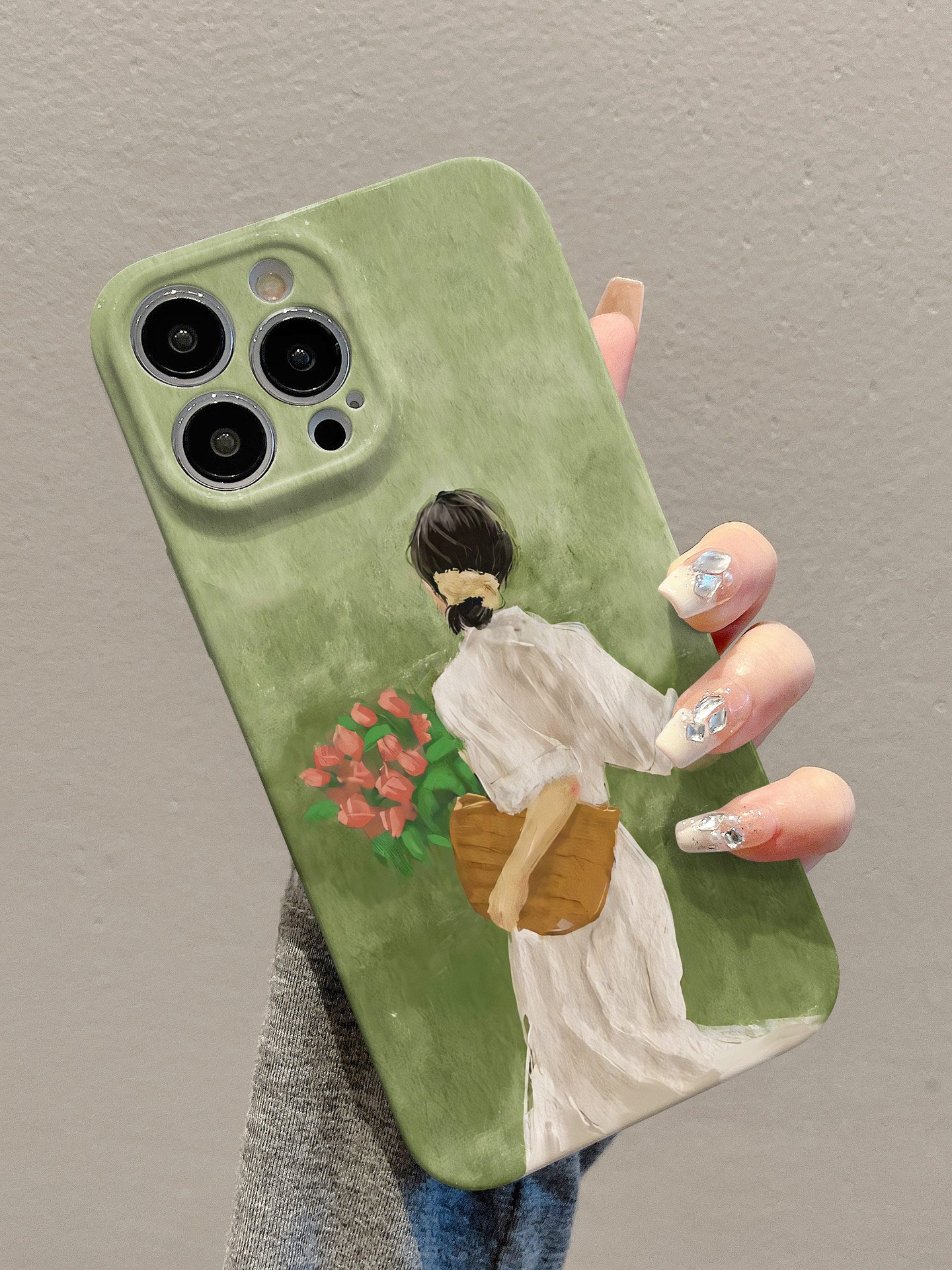 Apple Huawei vivo Xiaomi oppo Redmi Honor OnePlus iPhone17 mobil telefon üçün uyğundur 16Promax film 15 bahar yağlı boya qız 14 yeni model 13 isti model 12 gözəl görünüşlü Mate80