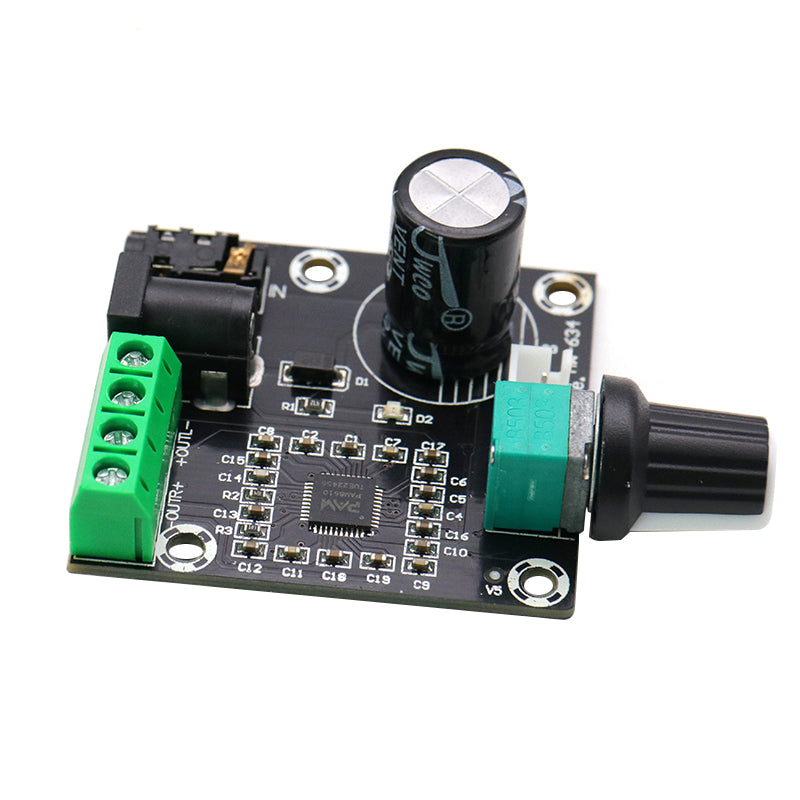 PAM8610 modulu iki kanallı 12V yüksək dəqiqlikli güc gücləndirici lövhəsi D sinifi təmiz rəqəmsal güc gücləndiricisi 15W*2 yüksək güclü