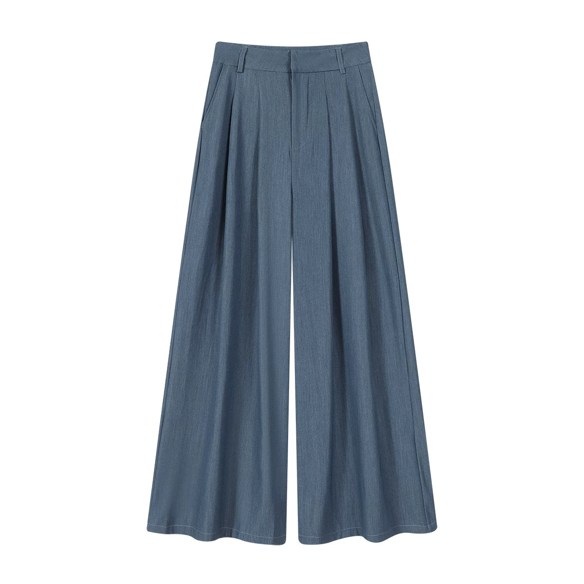 Cholisa Yüksək Belli Gündəlik Geniş Ayaqlı Şalvar, Boş Forma, Dolğun, Rahat Model, Qadınlar üçün 2025 Yeni Model, Arıqladıcı və Ləzzətli Şalvar