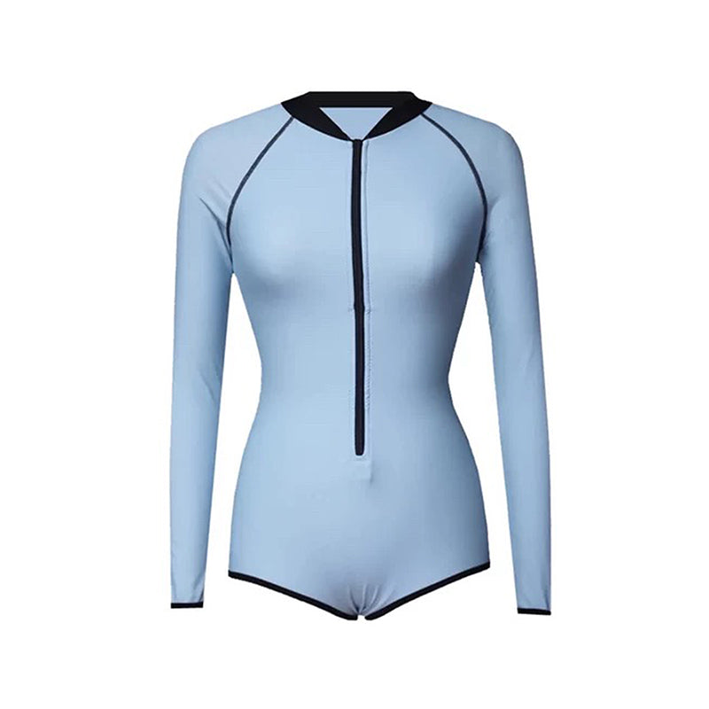 Qadınlar üçün yeni wetsuit, bir parça çimərlik kostyumu, uzunqol şalvar, günəşdən qoruyan, tez quruyan, arıqlayan, sörfinq, drift və snorkeling üçün çimərlik kostyumu