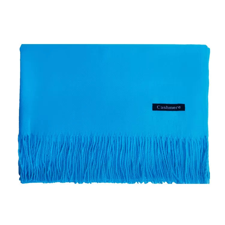 2024 monochrome tassel shawl thickened winter scarf