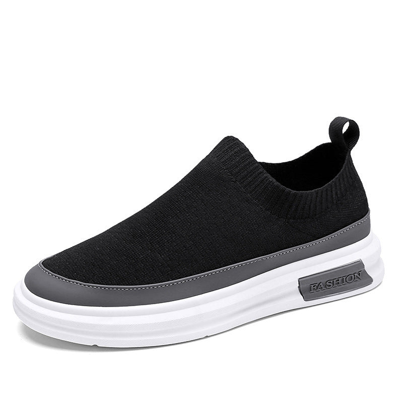 Kişi Ayaqqabı Yeni Yaz və Yay Nəfəs ala bilən Fly-knit Sneake