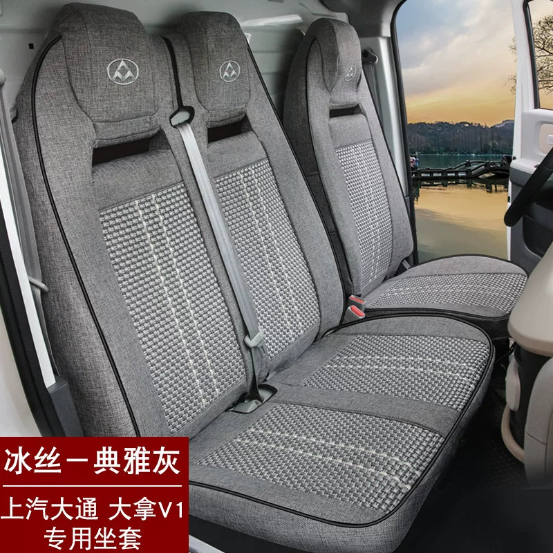 Maxus V80, Maxus EV30, V70 və V90 sərnişin/yük avtomobilləri modelləri üçün Maxus V1L kətan oturacaq üzlükləri - hər şey daxil