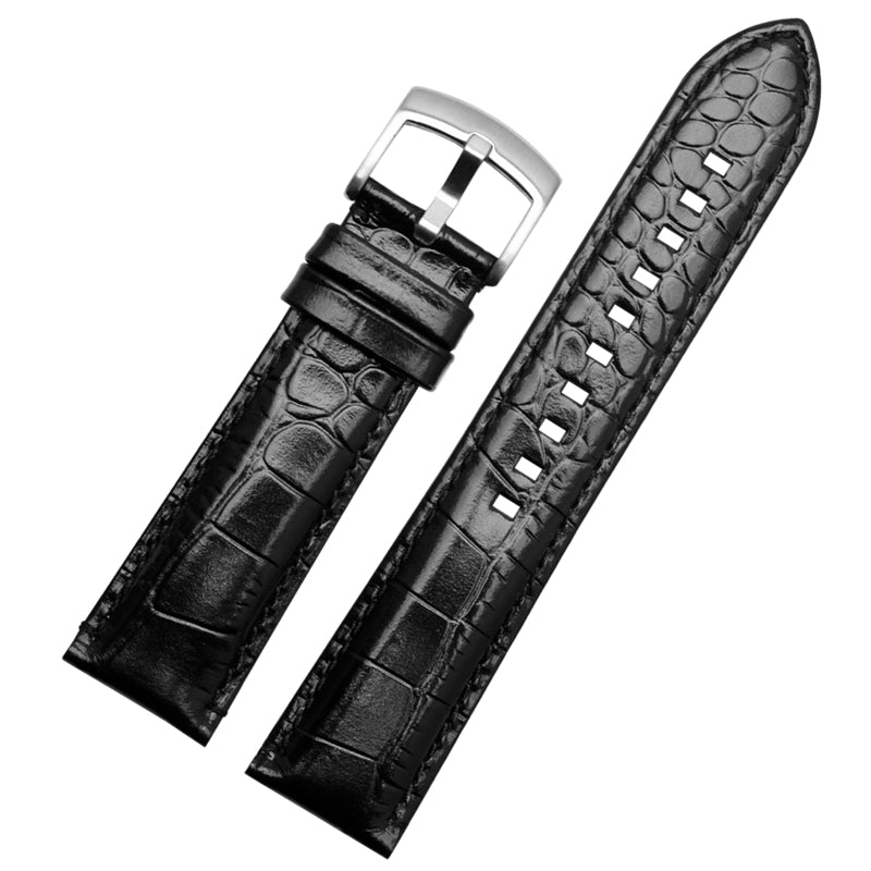 Replacement Armani AR2432 AR2433 AR2447 premium watch straps, men and women pin buckle 22mm calfskin leather watch bands