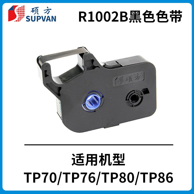 Shuofang xətt nömrəsi maşını lent etiketi tp70 76i 60 66i 80 86 nömrə maşını nömrəsi qol printer kodlaşdırma maşını tp-r1002b qara ağ qırmızı lent tp-r100b