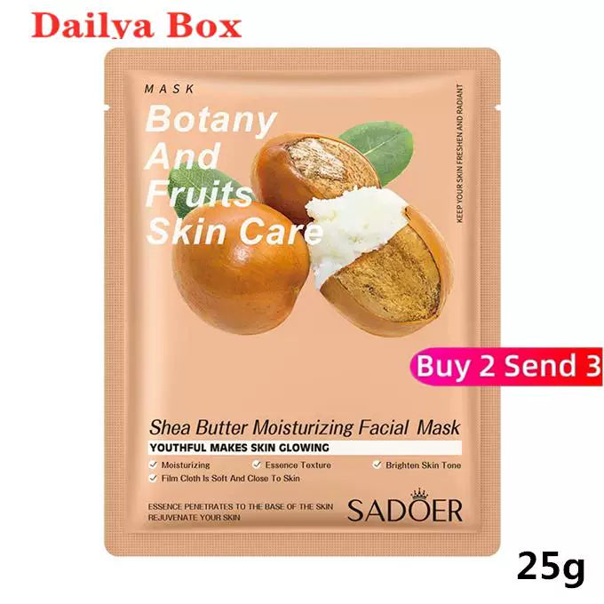 10 ədəd Bitki Üz Maskası Gözəllik Dəri Baxımı Üz Maskaları Kosmetika