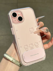 ins külək dopamin iPhone17promax mobil telefon üçün uyğundur Apple 16pro yüksək səviyyəli qadın 15plus dörd pişik 14/13/12 cizgi filmi Xiaomi 17/15 Redmi k70 düşməyə qarşı
