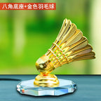 Alaşımlı Badminton Avtomobil Ornamentləri Yeni Məhsul Sevənlər Avtomobil Daxili Mərkəzi Konsol Dekoru Müsabiqə Yaxşı Səs Metal Trophy