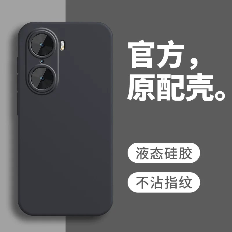 Honor 60 mobil telefon qutusu üçün uyğundur Huawei Honor6O qoruyucu örtük yeni maye silikon h0n0r altmış qabıq hər şey daxil olmaqla, kişilər və qadınlar üçün düşməyə qarşı yumşaq qabıq LSA bir AN00 arxa qabıq altmış rəsmi eksklüziv