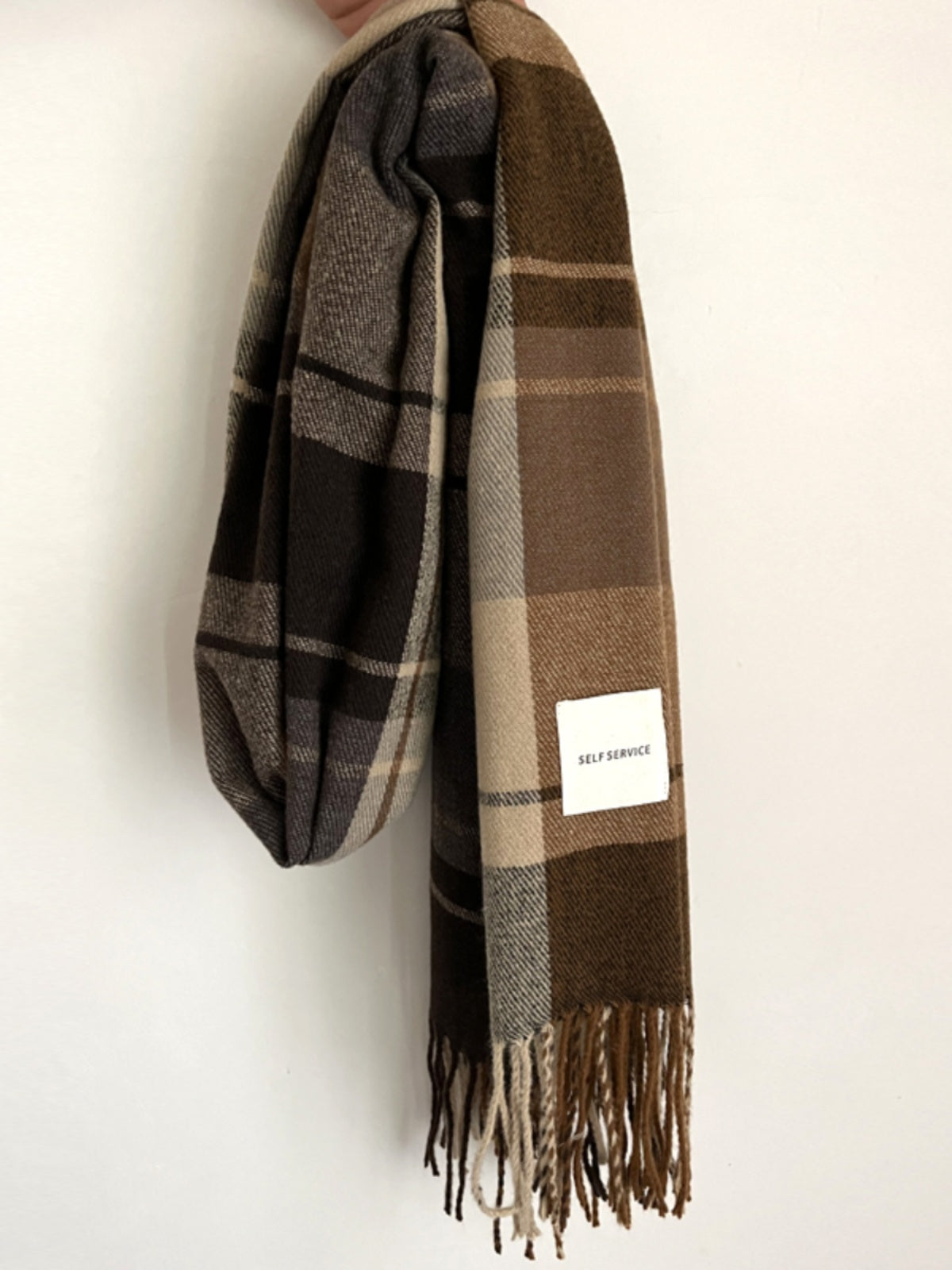 Qadınlar üçün Yeni Payız/Qış Britaniya Kollecləri Üslubunda Süni Kaşmir Şərfi, Çoxfunksiyalı, Cütlük, Tələbə, Kişilər üçün İsti Damafonlu Boyun İsitmə