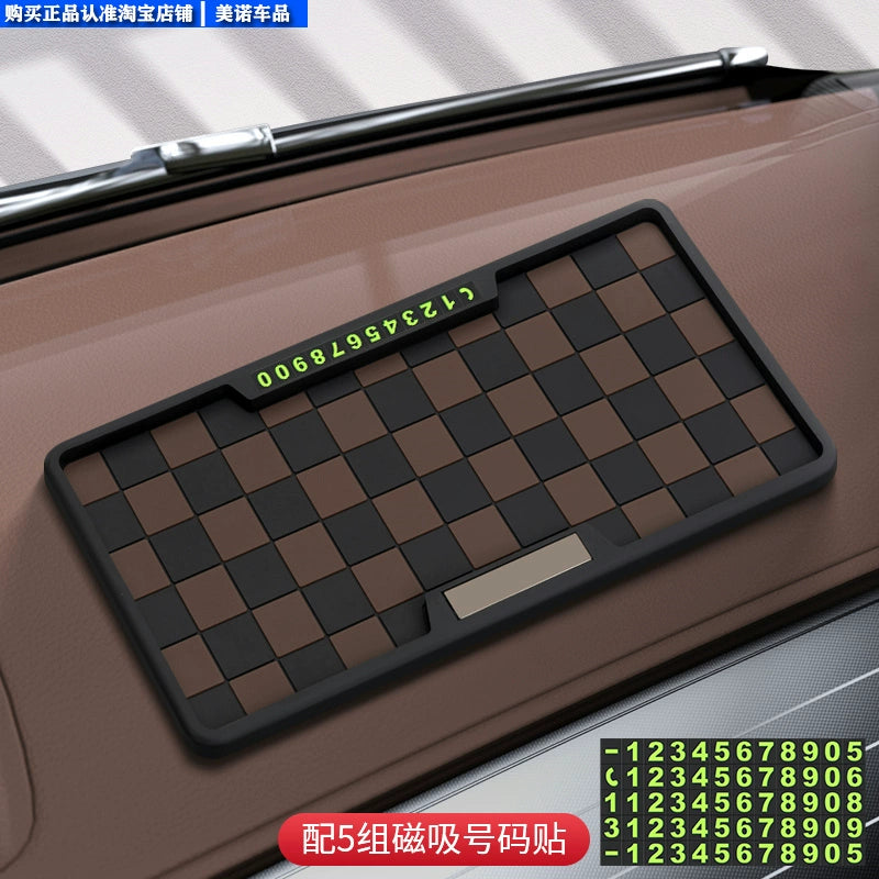 Avtomobil sürüşməyən döşəyi Yüksək temperatura davamlı Avto Avtomobil Dekorasiya Mərkəzi Konsolu Alət paneli Mobil Telefon Sabit Saxlama Məkanı Rezin Mat