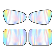 Car electrostatic adsorption laser car window sunshade curtain, universal car sunshade and heat insulation blackout curtain