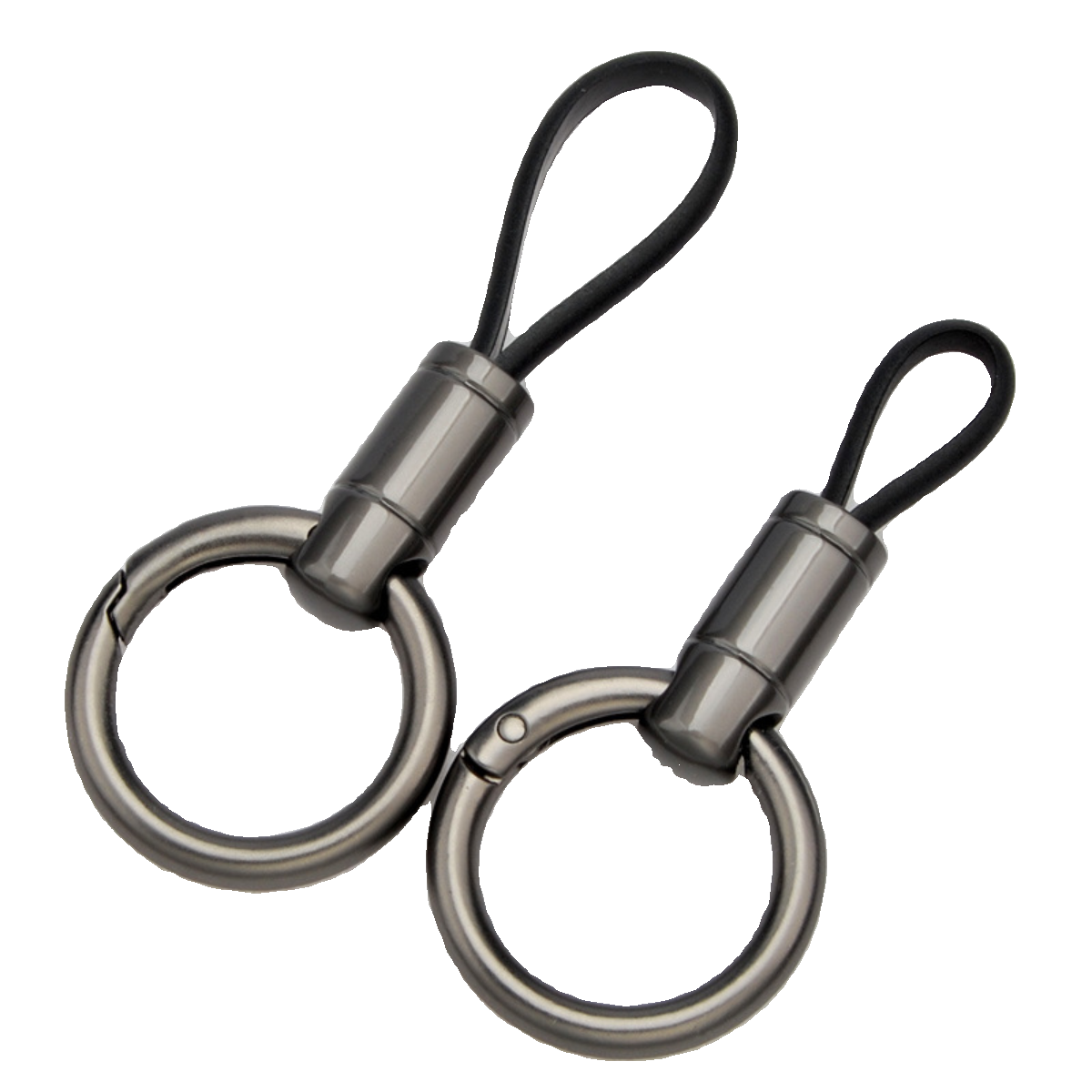 Dəyirmi üzüklü açar zənciri asma bilərzik yaradıcı fərdiləşdirilmiş avtomobil zənciri açar üzüyü məşhur kişi və qadın sadə asma