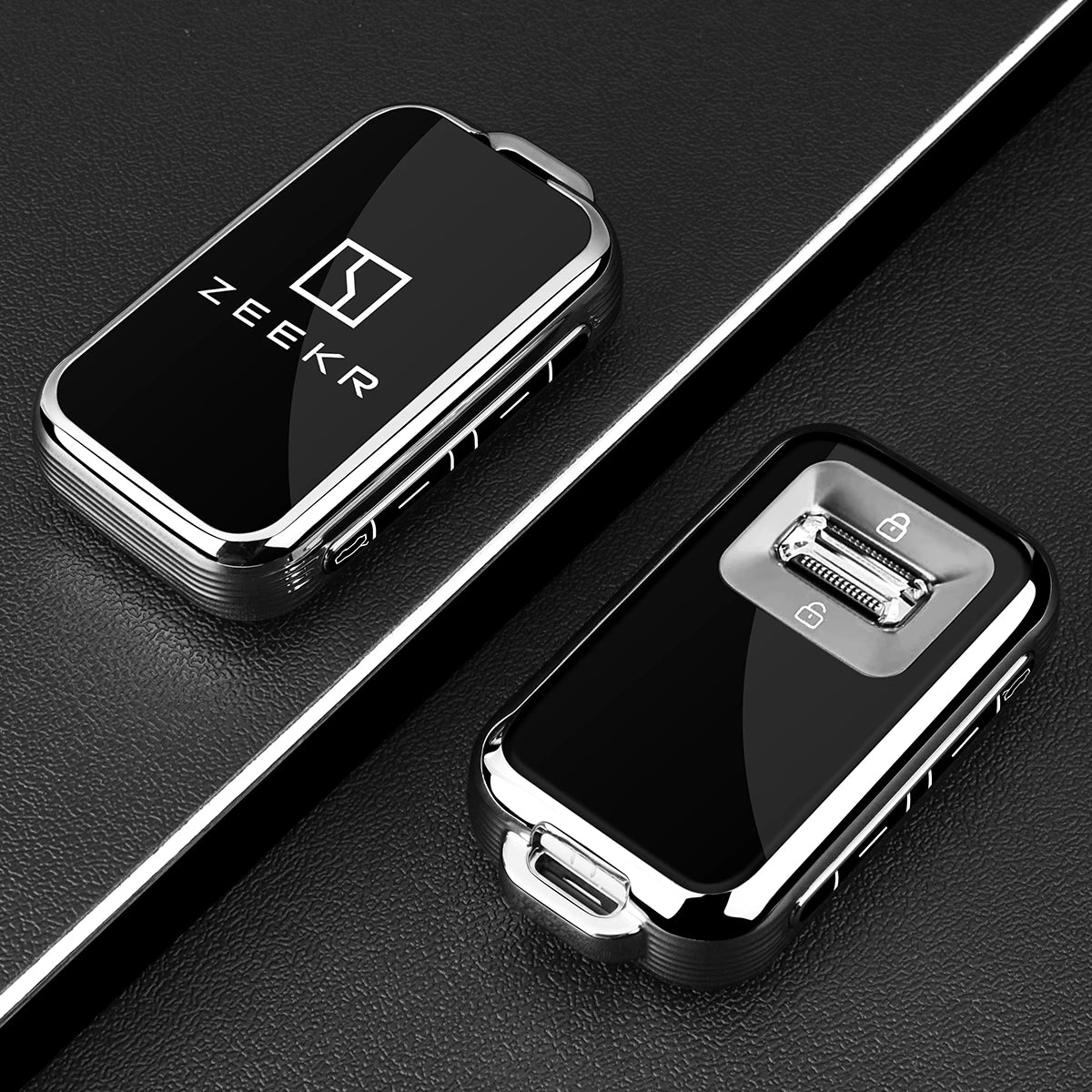 25 Zeekr 9X Açar Üzlükləri, Zeekr 9X Obsidian Qara Nəşr, Premium Avtomobil Dizaynı, Kişilər və Qadınlar üçün Tam Örtüklü Qoruyucu Qutu