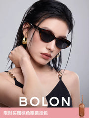 BOLON Tyrannosaurus Eynəkləri 26 Yeni Günəş Eynəyi Pişik Gözü Çərçivəsi Trendy Kişi Günəş Eynəyi Qadın BL3238