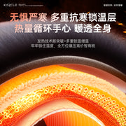Winter Steering Wheel Cover, Short Plush, Unisex, 2025 New Style, Qin Plus/Song Plus Heated Steering Wheel Cover