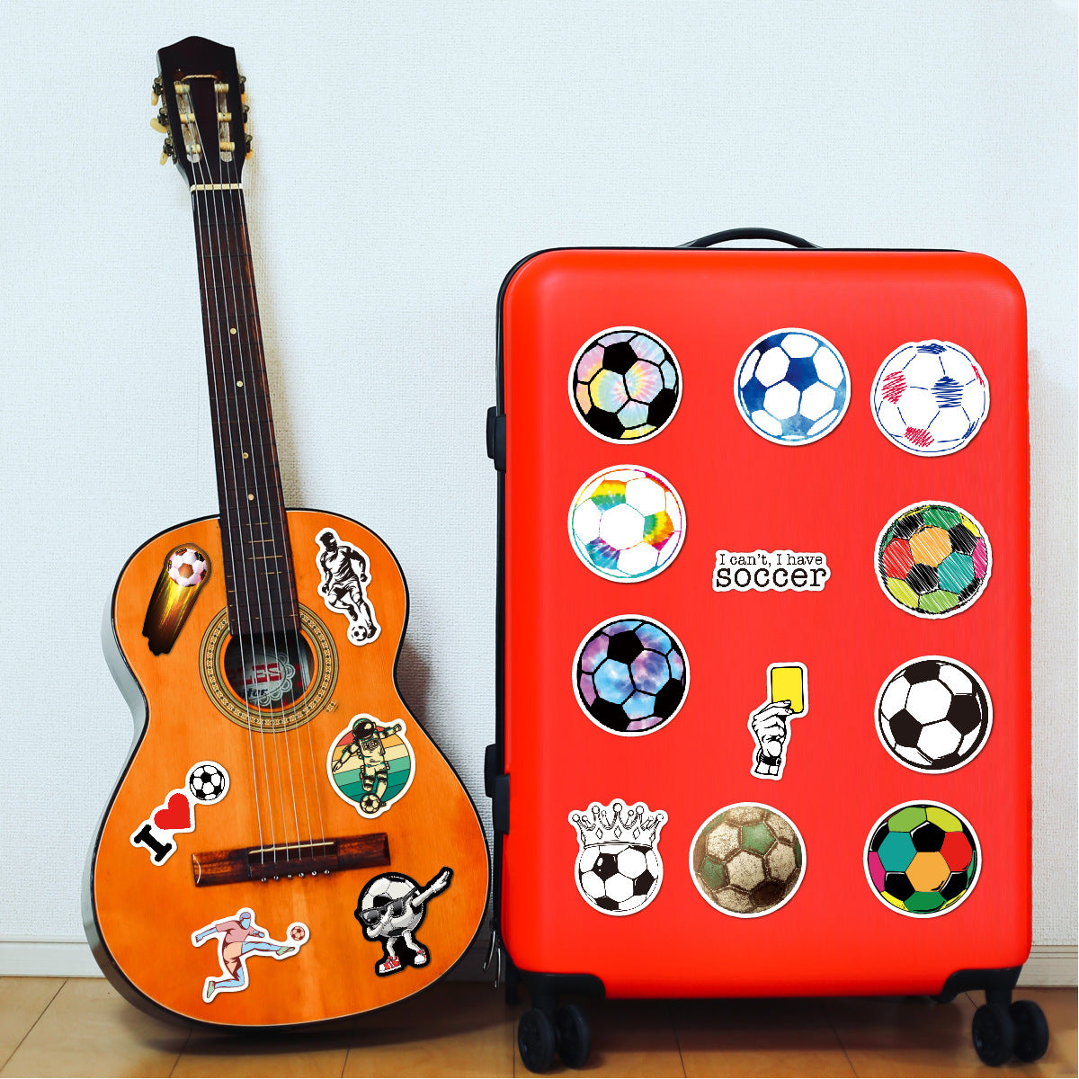 100 Fərdi Dünya Kuboku Futbol Qraffiti Etiketləri Laptop Gitara Su Kuboku Mobil Telefon Avtomobil Dekorasiyası DIY