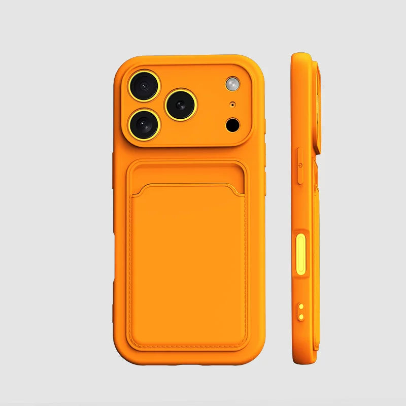 Apple 17 kart sahibi üçün uyğundur mobil telefon qutusu iphone16Promax kart sahibi inteqrasiya olunmuş Hava silikonu 15 qoruma 14 yumşaq 13/12 qabıq 11Pro giriş nəzarət kartını gətirə bilər xsmax kart yuvası 7/8plus
