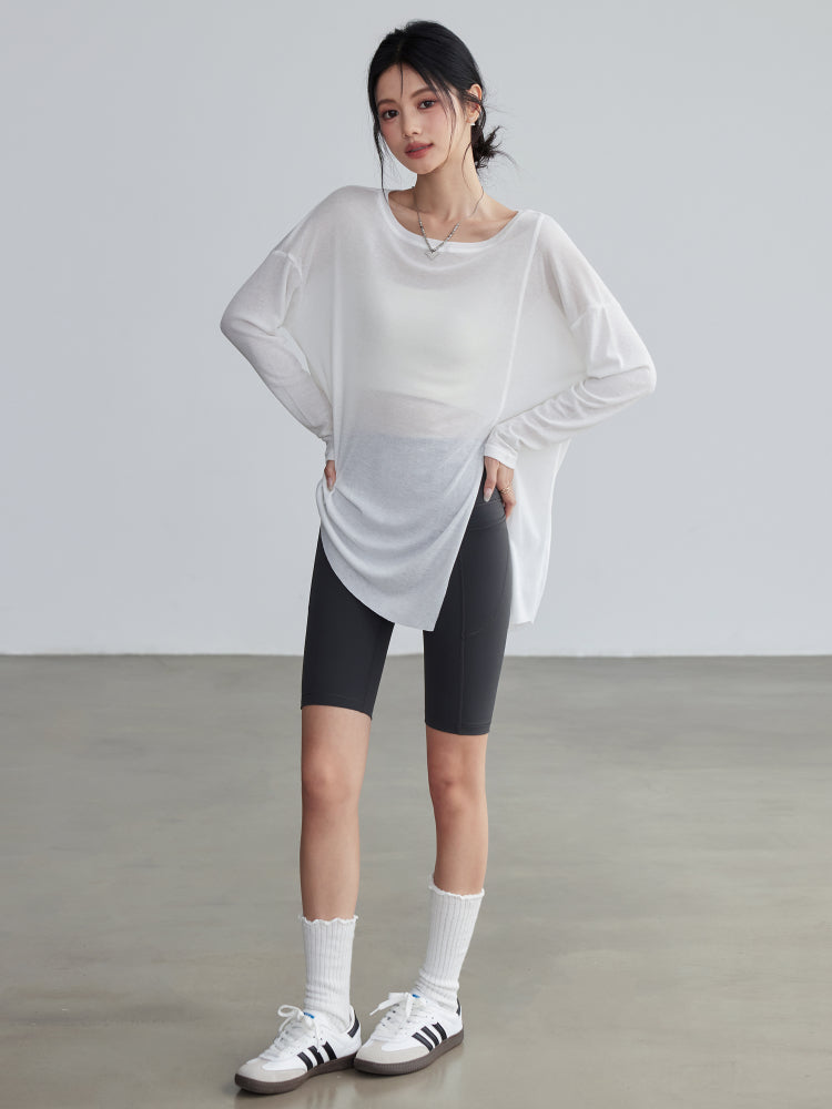 Yay boş yoqa geyimi örtüyü qadın fitnes geyimi təlimi uzun Pilates qaçış idmanı uzunqol top yeni stil
