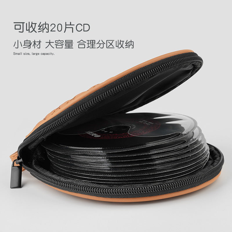 20 Diskli Paket, Böyük Tutumlu CD/DVD Qutusu, Dəri Disk Qutusu, Avtomobil Aksesuarları Kolleksiyası