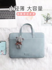 Lenovo Xiaoxin air14 Apple macbook Dell Asus 13.3pro Huawei matebook13 üçün uyğun noutbuk çantası HP 15 qadın portativ 15.6 düymlük kiçik təzə