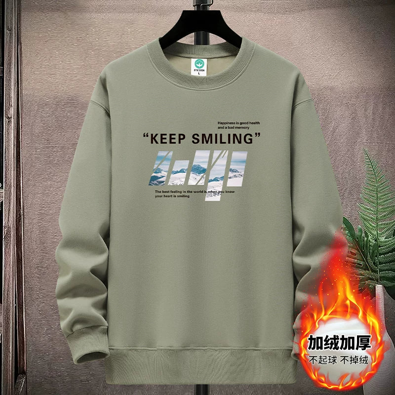 Yeniyetmələr və tələbələr üçün payız/qış təmiz pambıqdan hazırlanmış yun yaxalıqlı sviter, boş oturan gündəlik kazak alt qatı, qalın və isti top