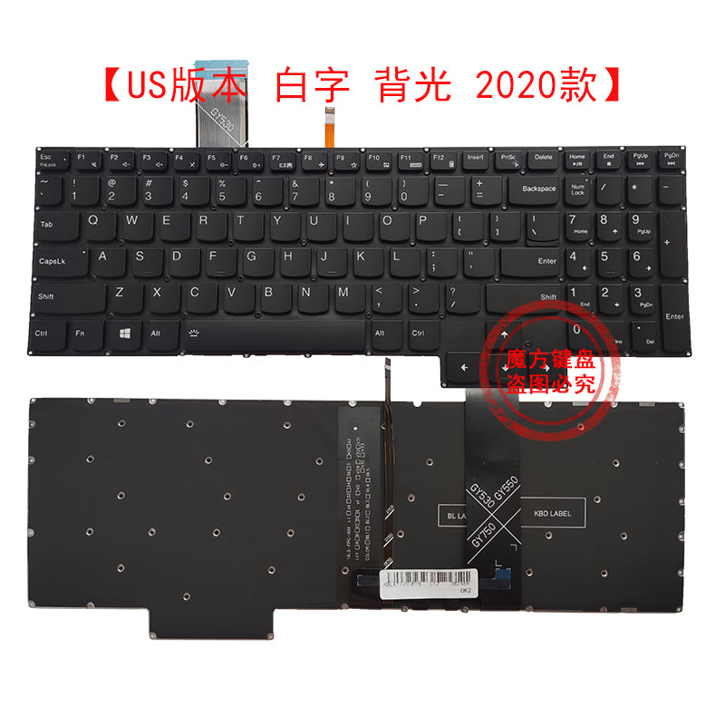 Lenovo Savior Y7000P R7000 klaviaturası Y9000K R9000P 2018/19/20/21/22 üçün uyğundur