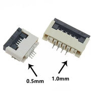FPC/FFC çevik kabel yuvası 0.5MM/1.0MM meydança, çekmecenin alt bağlantısı, çekmecenin yuxarı bağlantısı, çevirmə qapağının alt bağlantısı - 2