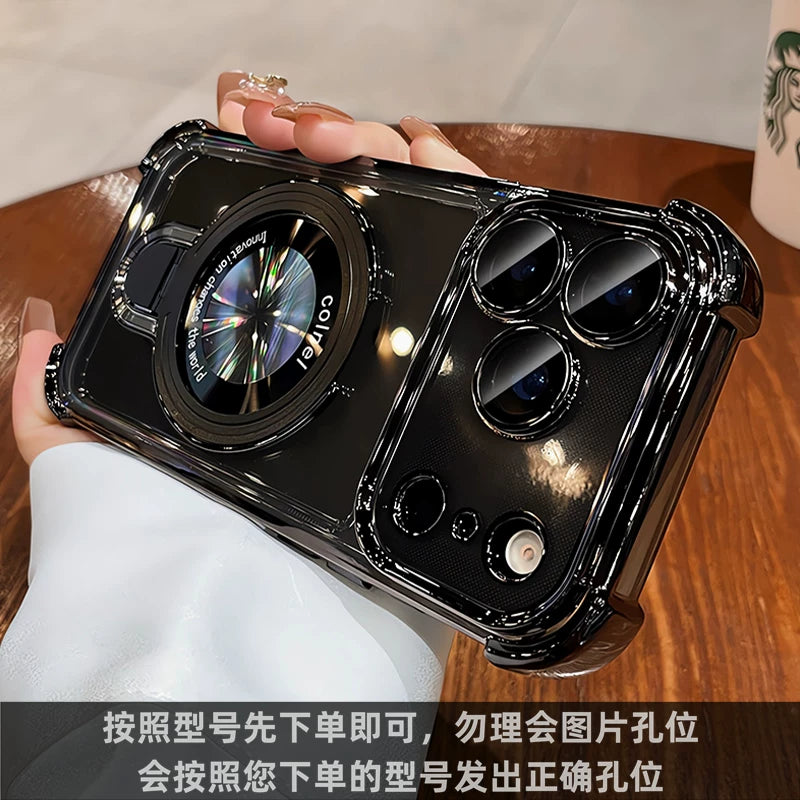 Premium görünüşlü iPhone 17 Pro Max telefon korpusu, hava yastığı düşməsindən qorunma, iPhone 16 Pro qoruyucu korpus, 15 maqnit dayaq, 14 nazik və şəffaf, 13 tam örtük, 12 silikon Plus yumşaq korpus, yeni Air modeli.