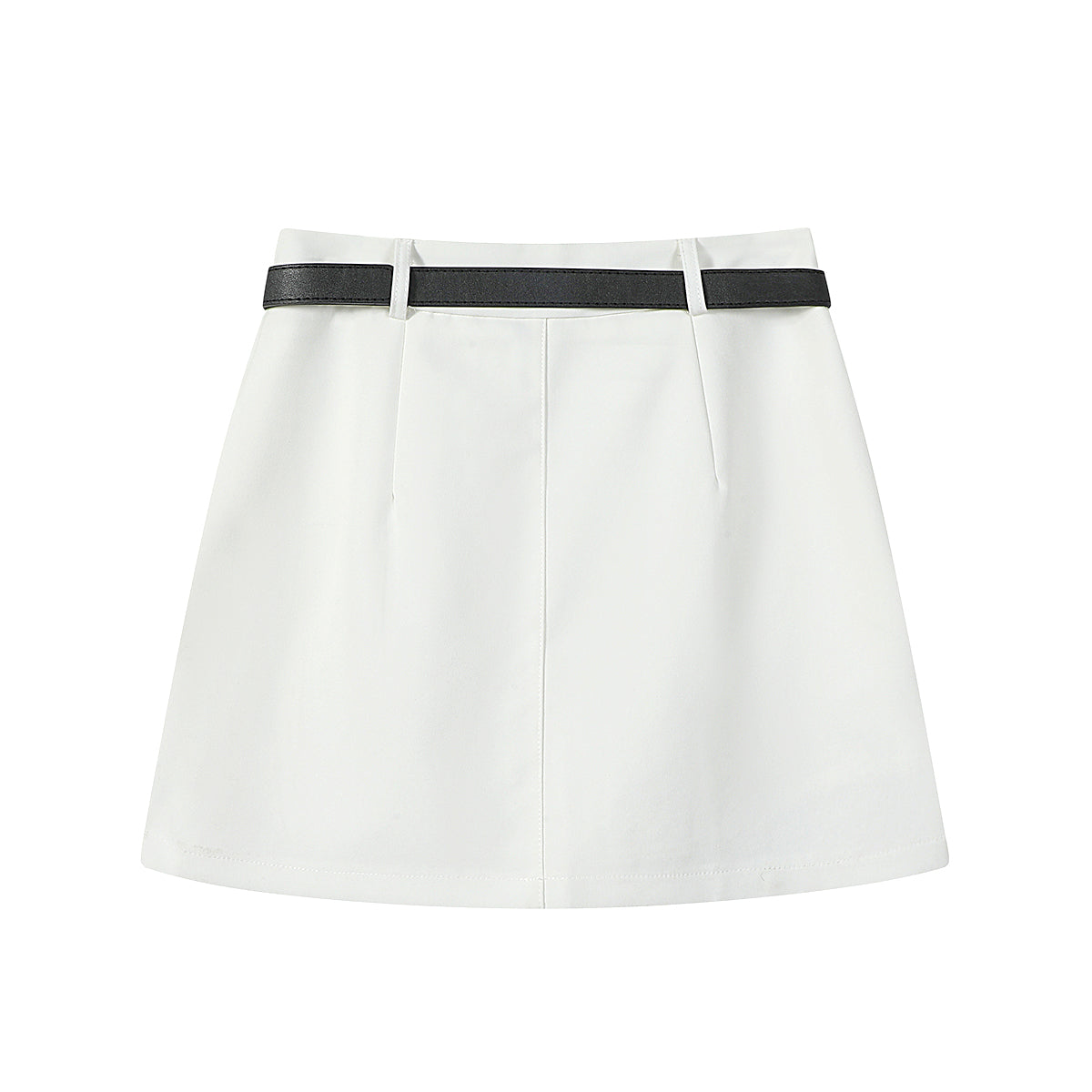 Cholisa-nın qadınlar üçün super şirin və unikal ağ A-xəttli ətəyi, yaz üçün mükəmməldir, şirin, yüksək belli, bədən quruluşuna malik dizaynla.