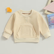 Bərk Təsadüfi Uşaq Sweatshirt Payız Qızlar Oğlanlar Geyimləri Uzun Sl