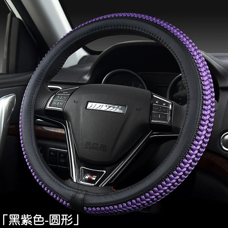 Sükan örtüyü Great Wall Haval H6, Red Rabbit F7, Big Dog M6, First Love Four Seasons buz ipək sükan örtüyü (universal) ilə uyğundur.