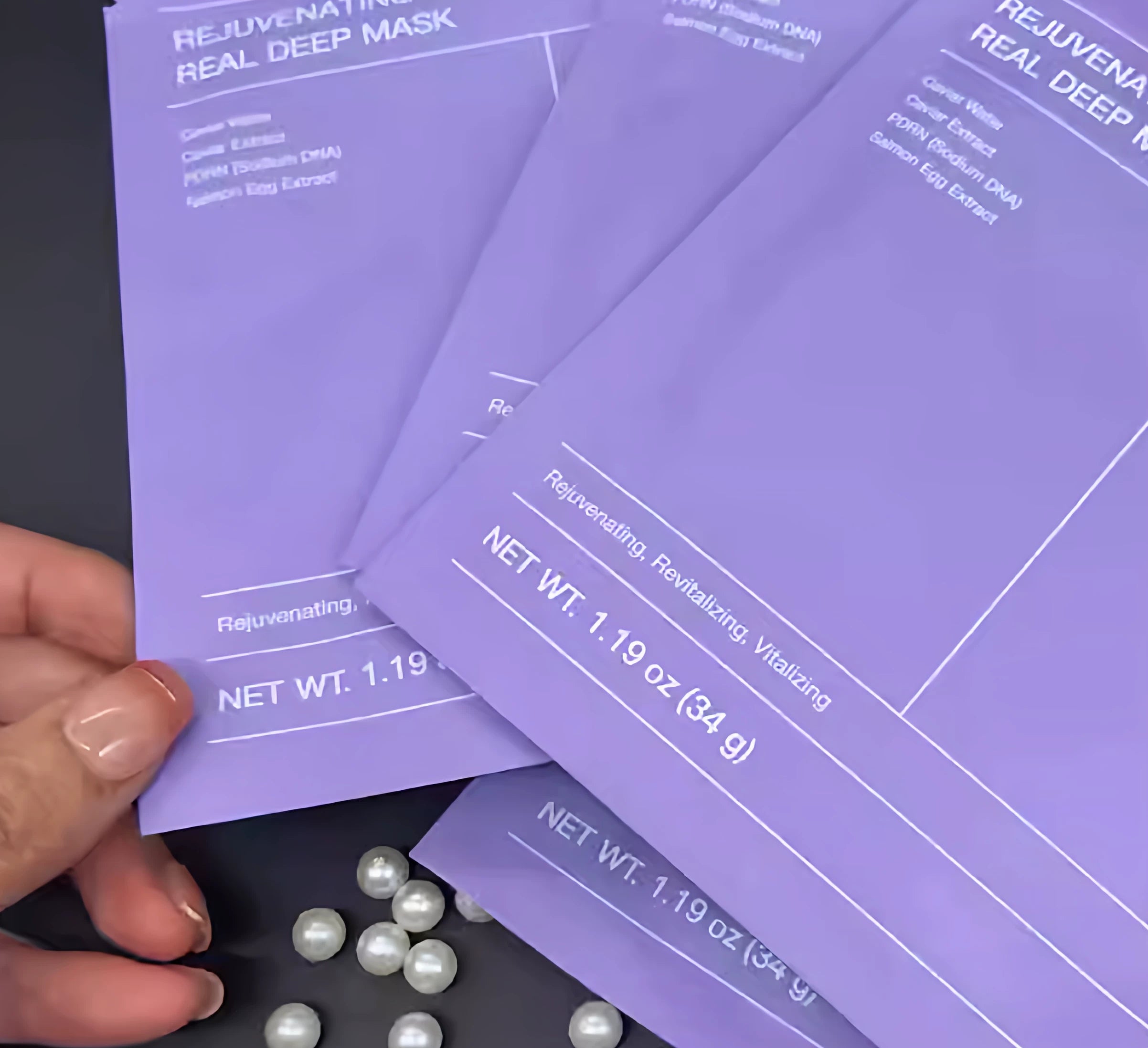 1 və 4 ədəd Collagen Real Deep Mask Nəmləndirici Maska