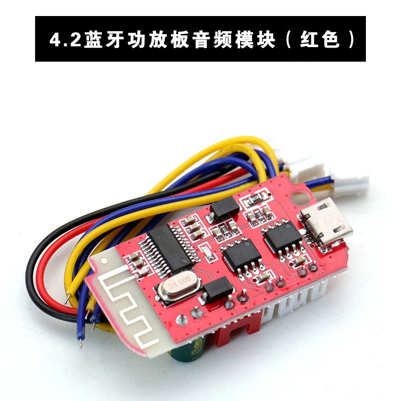 CT14 Micro 4.2 Stereo Bluetooth Gücləndirici lövhəsi Audio Modul Sinfi F 5W 5W, Şarj ilə dəyişdirilmiş DIY Dinamik