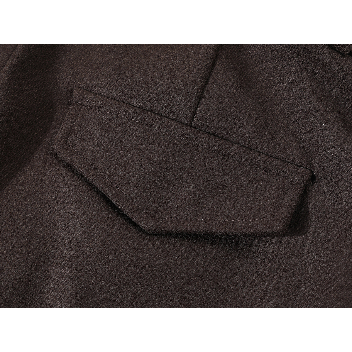 Chorissa Qəhvəyi Çoxfunksiyalı Düz Ayaqlı Gündəlik Şalvar, Erkən Payız Yeni Retro Amerika Üslubunda Qadınlar üçün Yüksək Belli Boş Geniş Ayaqlı Şalvar