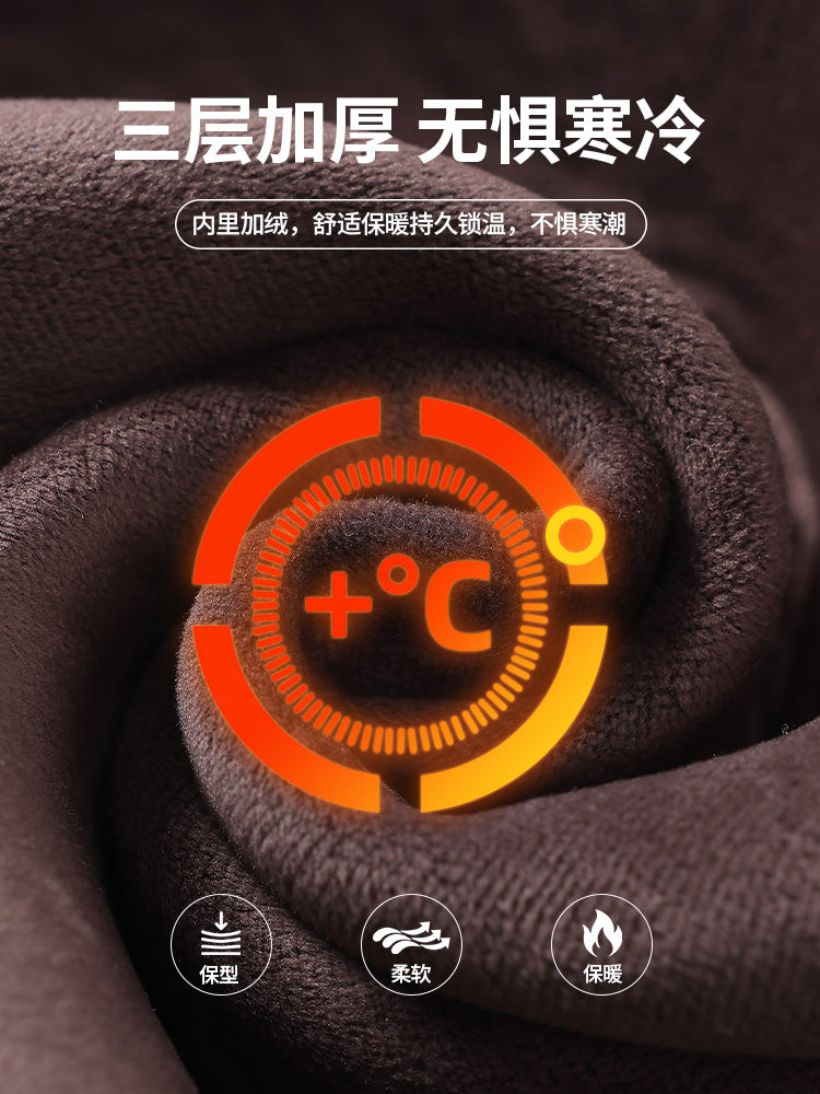 Orta və yaşlı kişilər üçün Roman kişilər üçün qış yun astarlı, qalınlaşdırılmış, isti jilet.