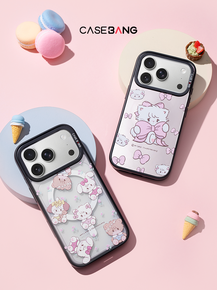 [Zhu Xudan ilə eyni üslub] iPhone17ProMax/17Pro/17e/16promax/15 maqnitli yeni Apple mobil telefon qutusu üçün uyğun olan CASEBANGx mikko yaramaz gündəlik seriyası