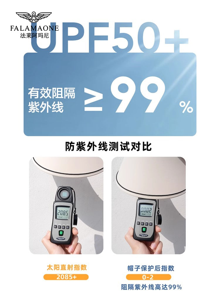 Falley Armani Women's Sun Hat 2025 New Style, UV Protection Sun Hat, Women's Visor Hat, Sun Umbrella Hat