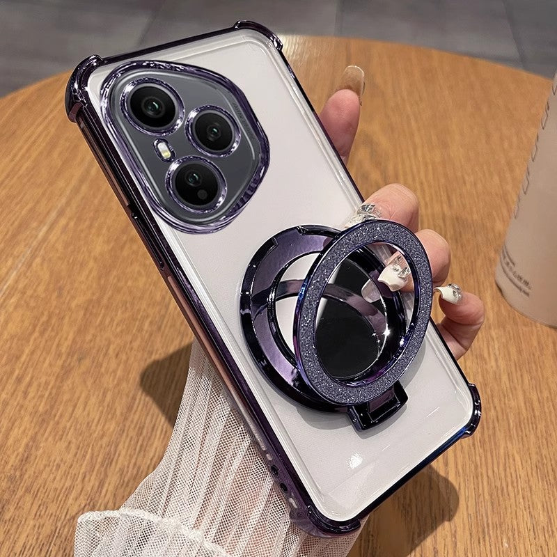 Honor 400 Pro foreign version phone case with lens protector, Honor 400 protective case, DNY-NX9 airbag drop protection, DNP silicone POR soft case, Hong Kong version, compatible with full-coverage transparent shell.