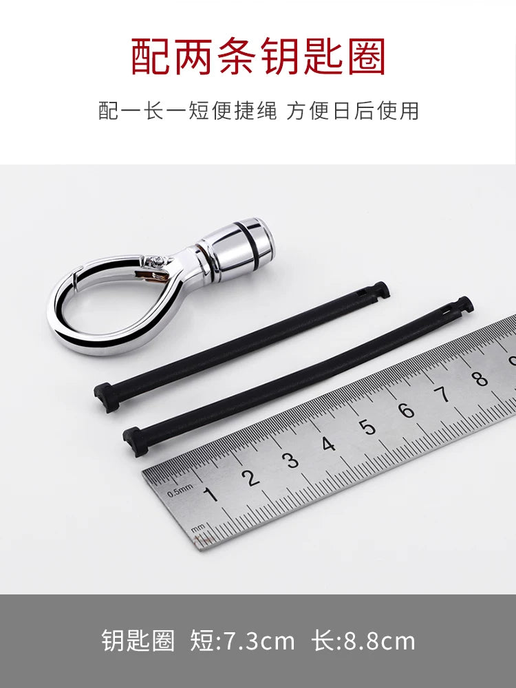 New high-end personalized car key chain waist strap anti-lost key chain car key bag decoration ring