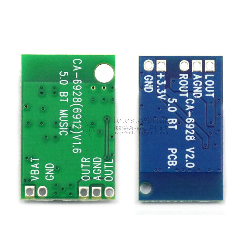 CA-6928 5V Bluetooth audio gücləndirici modulu 5.0BT Bluetooth qəbuledicisi 3.3-6V siqnal güclü uzun məsafə